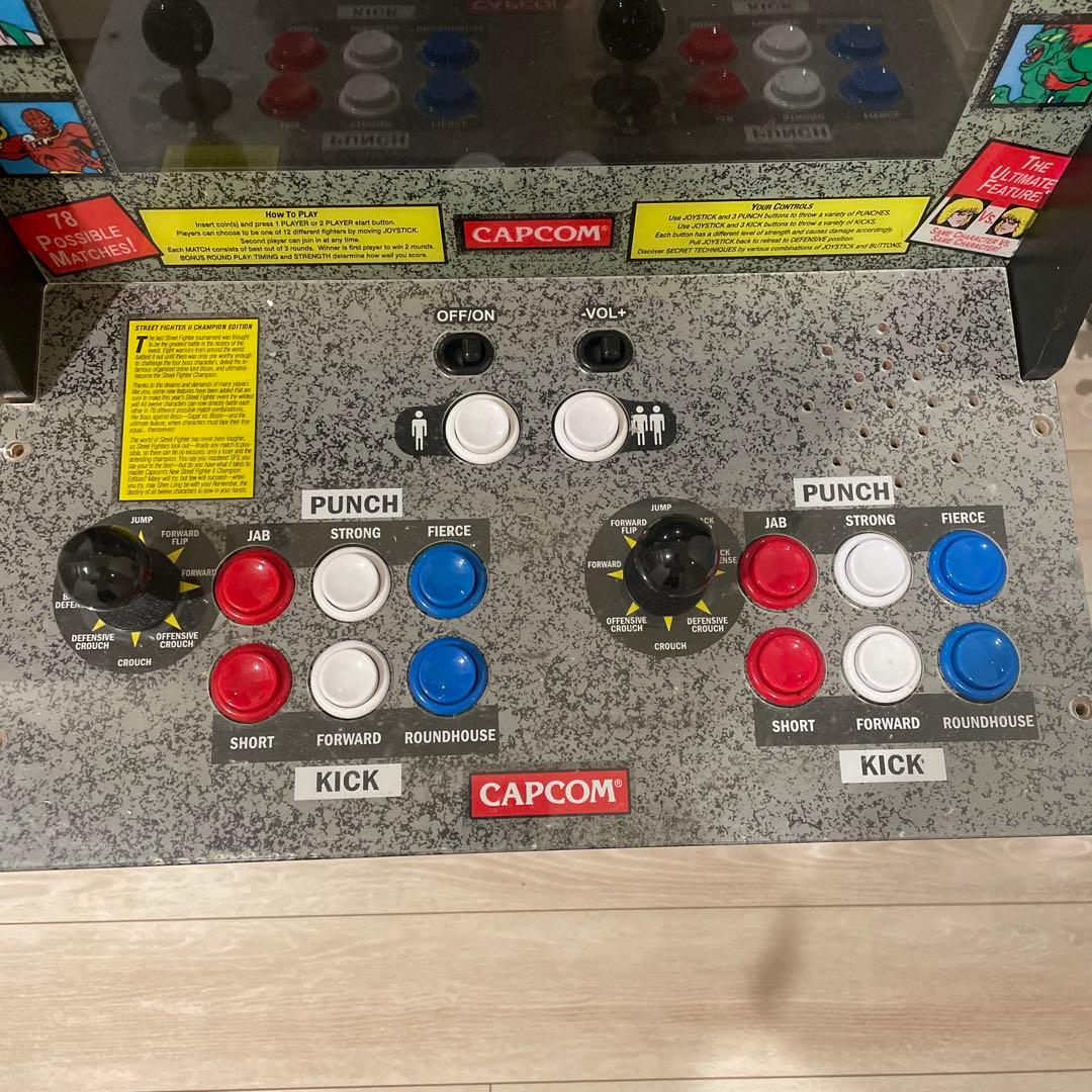 動作不明　arcade1up ストリートファイター　インテリア　ジャンク