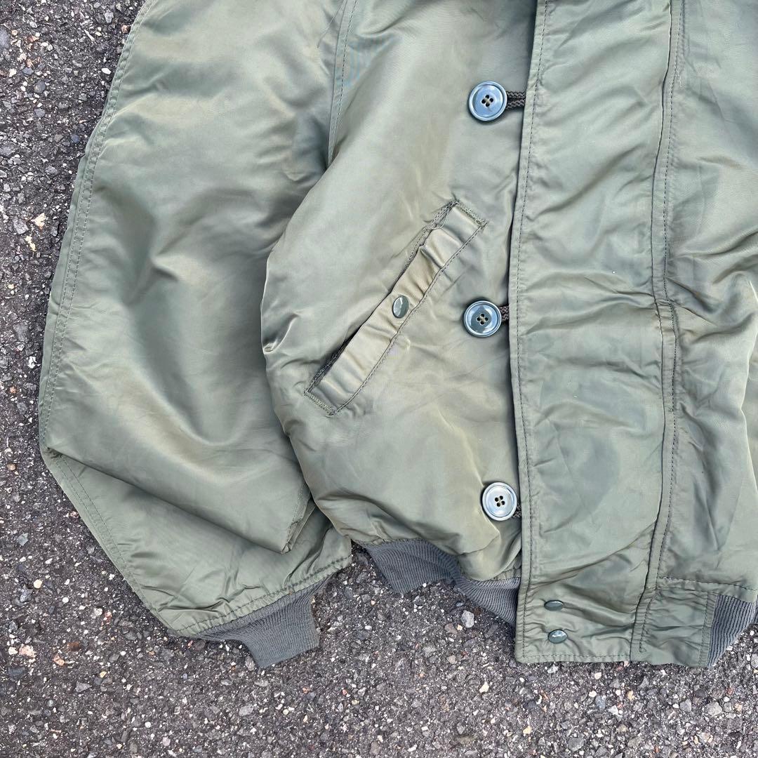 ALPHA 80s 90s n2b USA製　フライト　ファー　短丈　y2k