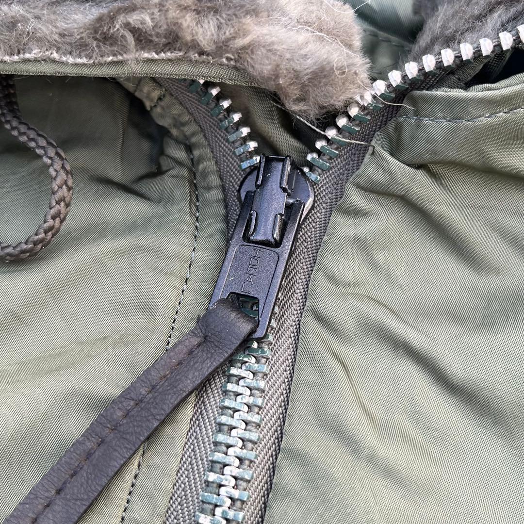 ALPHA 80s 90s n2b USA製　フライト　ファー　短丈　y2k