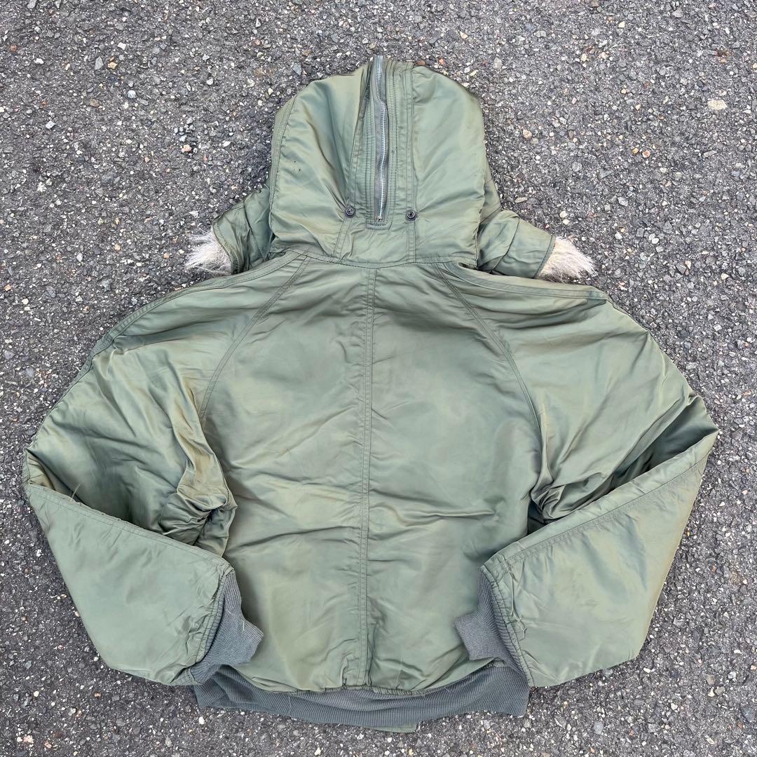 ALPHA 80s 90s n2b USA製　フライト　ファー　短丈　y2k