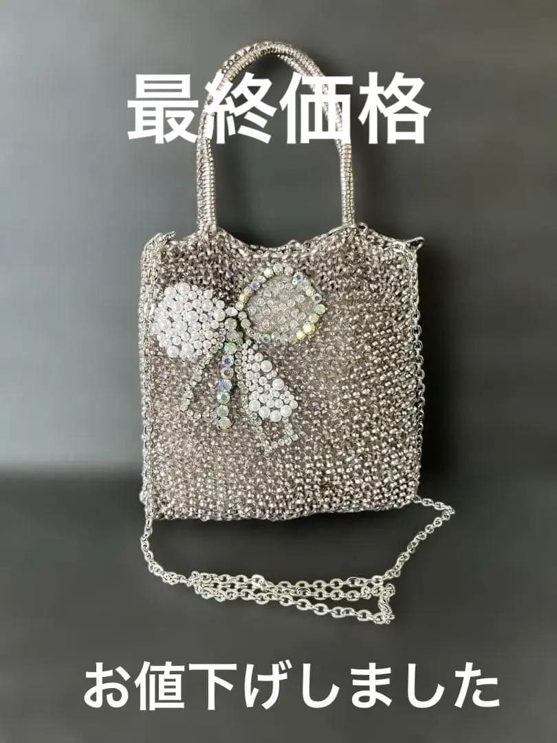 薄ラベンダーのアンテプリマの2wayショルダー