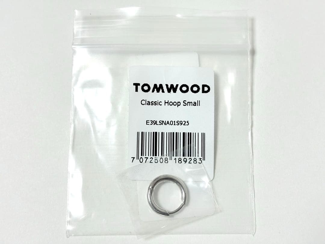 新品 バラ売り《 Tom Wood 》Classic Hoop Small