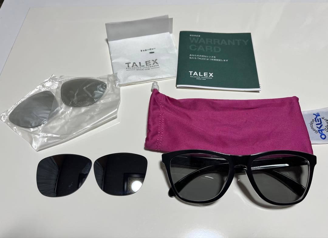 Oakley FROGSKINS アジアンフィットタレックスレンズ付！