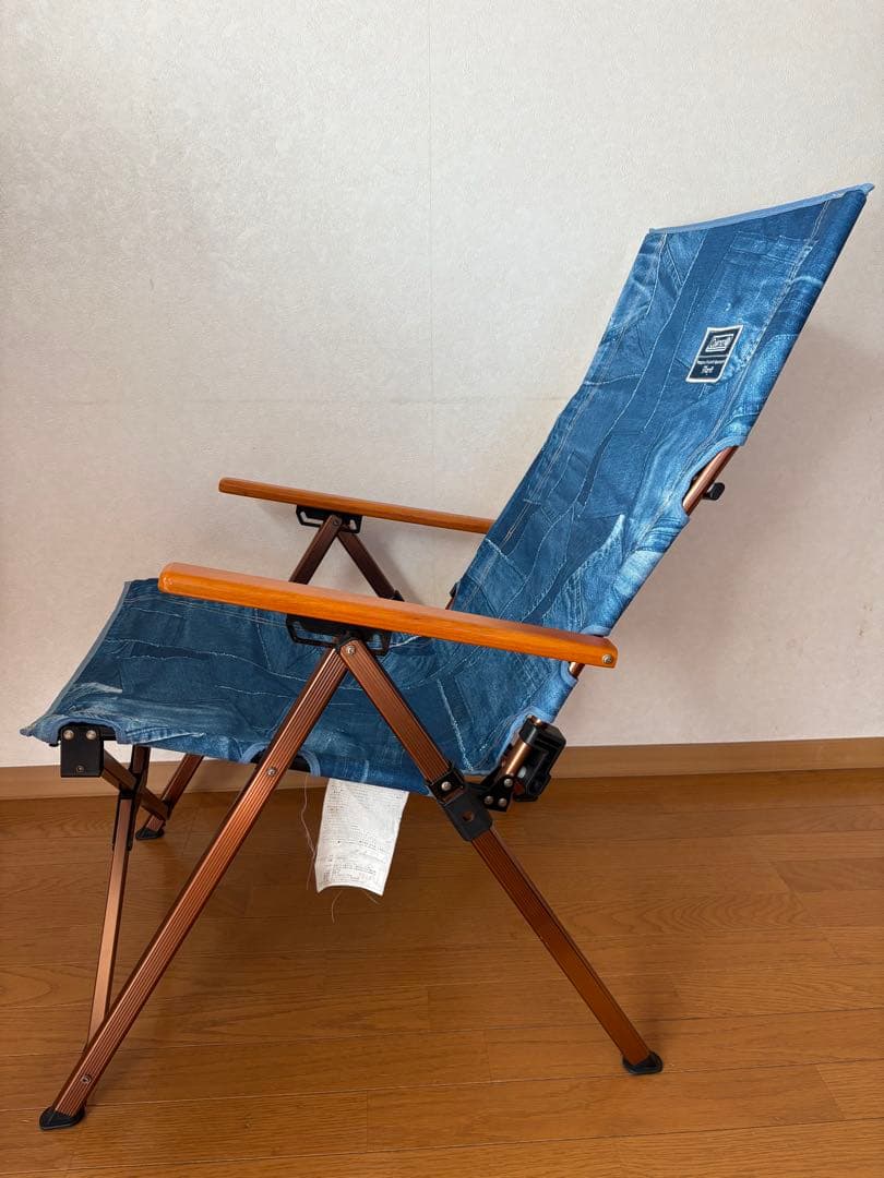 コールマン　モンロー　インディゴ　デニム調チェアー　希少！冬キャン！