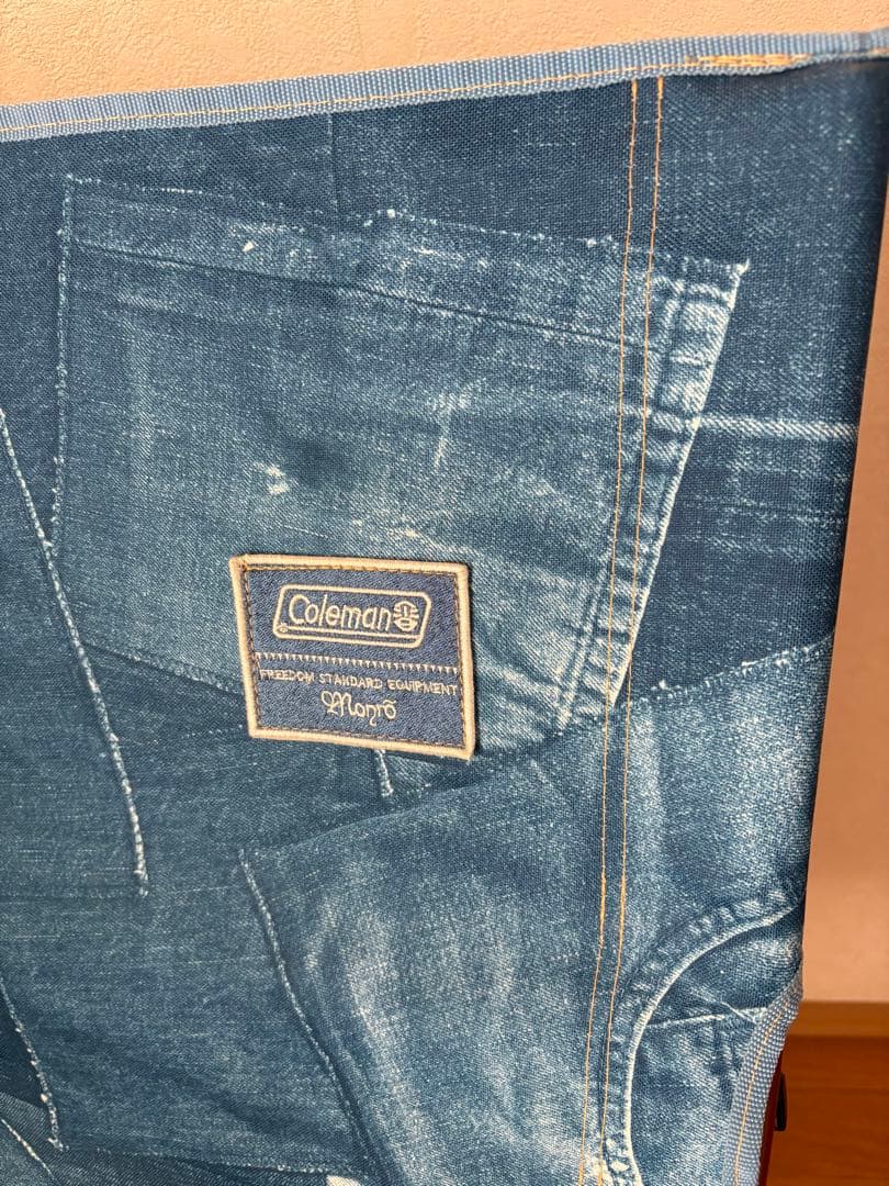 コールマン　モンロー　インディゴ　デニム調チェアー　希少！冬キャン！