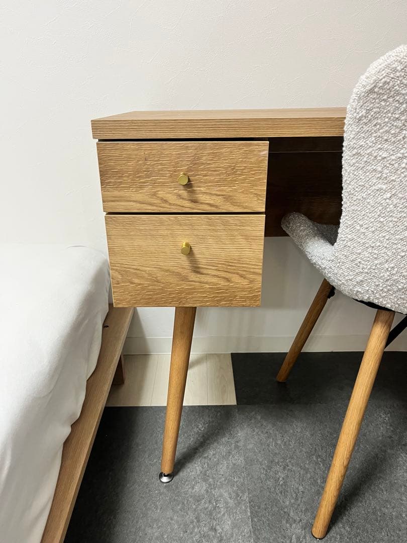 【Marutenさん専用】LOWYA ドレッサー シェビーナチュラル　机