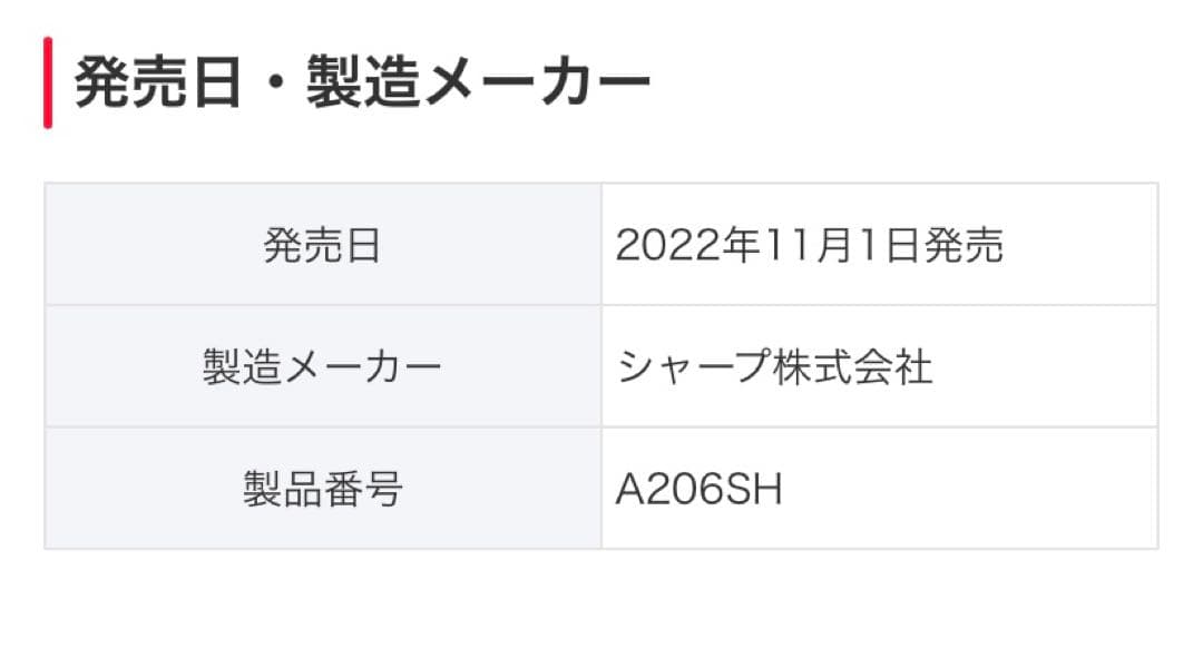AQUOS ケータイ4 ホワイト 本体