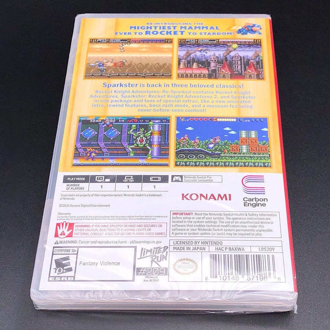 さ*ン様 スパークスター ロケットナイトアドベンチャーズ 北米版 switch