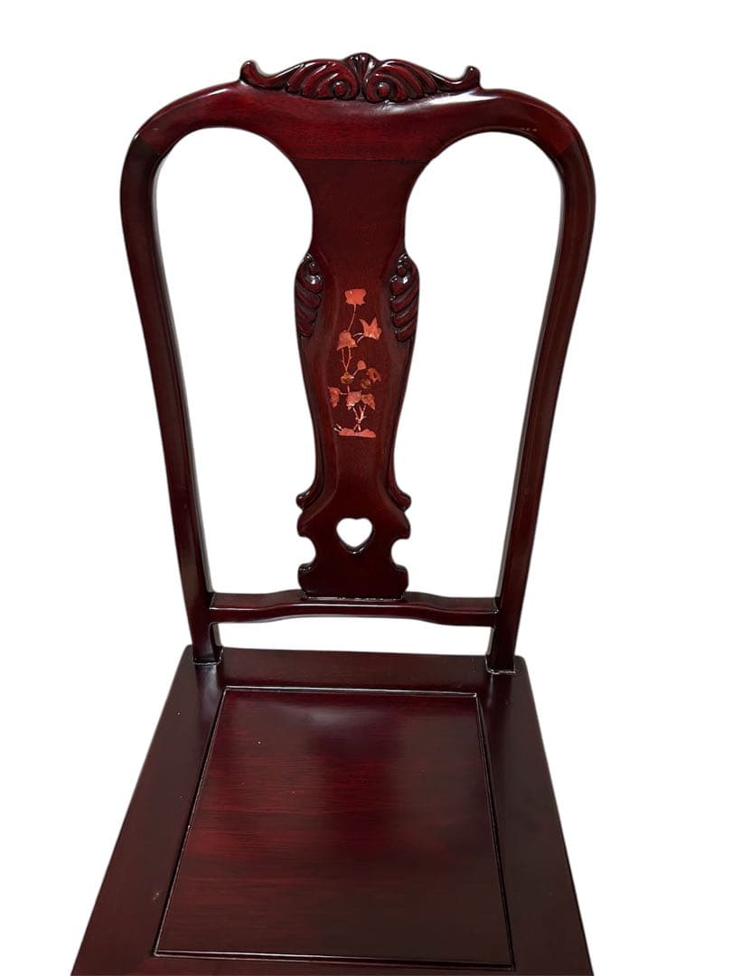 【希少】猫脚　花梨 ダイニングチェア 中国家具　椅子