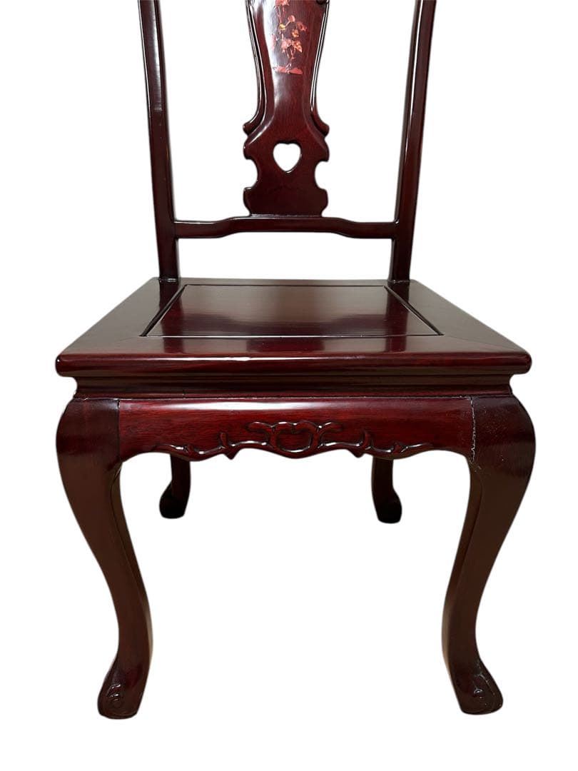 【希少】猫脚　花梨 ダイニングチェア 中国家具　椅子