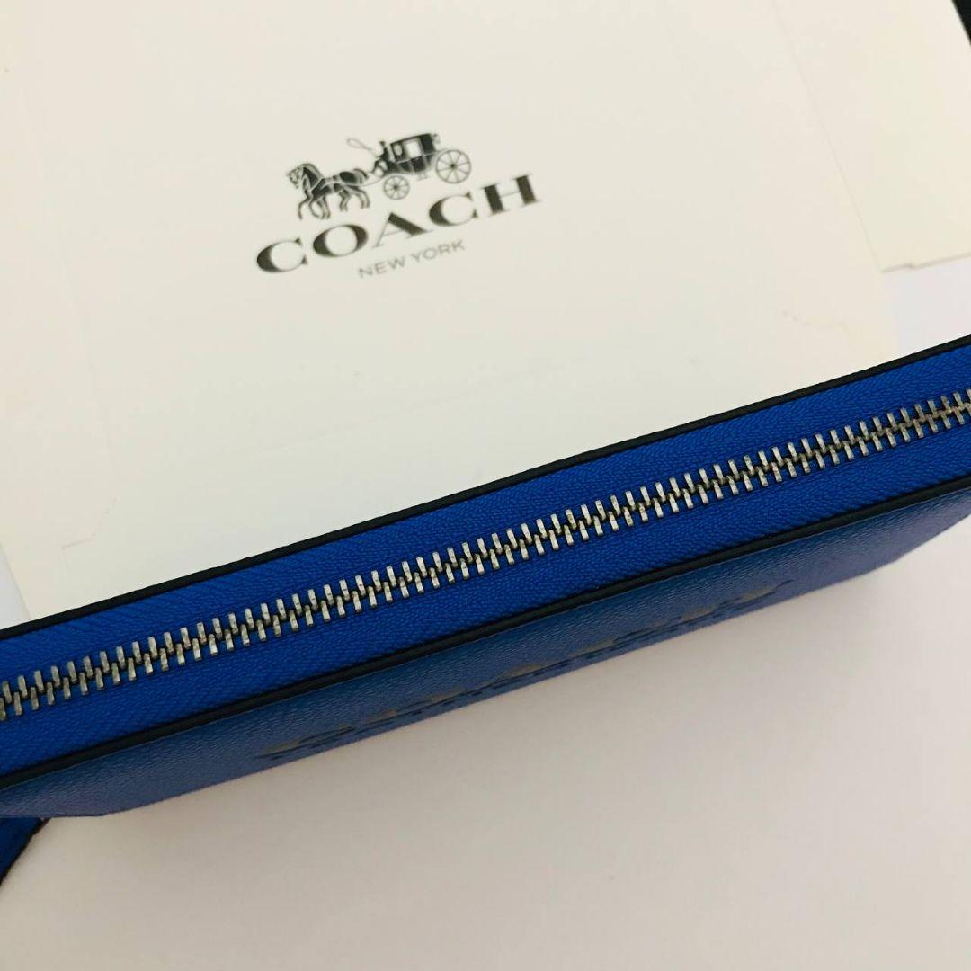 COACH レディース用長財布 コーチ新品財布　ブルー