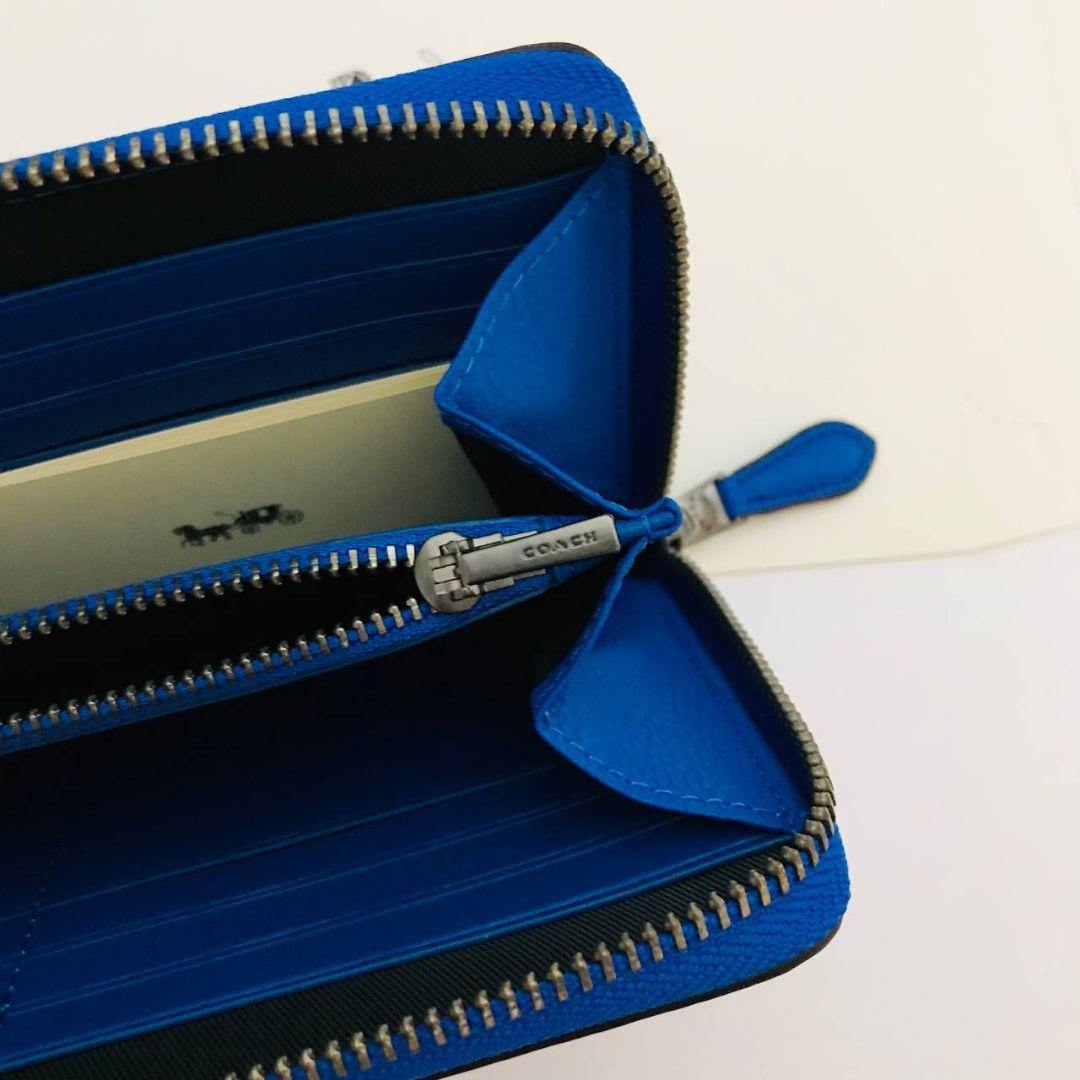 COACH レディース用長財布 コーチ新品財布　ブルー