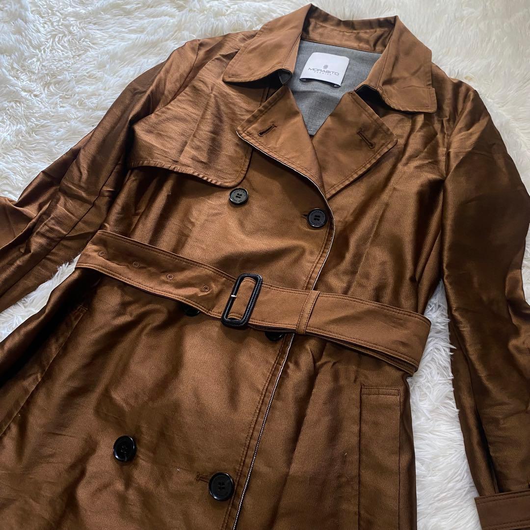 ✨美品✨ MORABITO PREMIER トレンチコート 38サイズ ブラウン