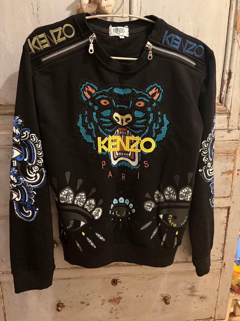 KENZO トラ刺繍 スウェット