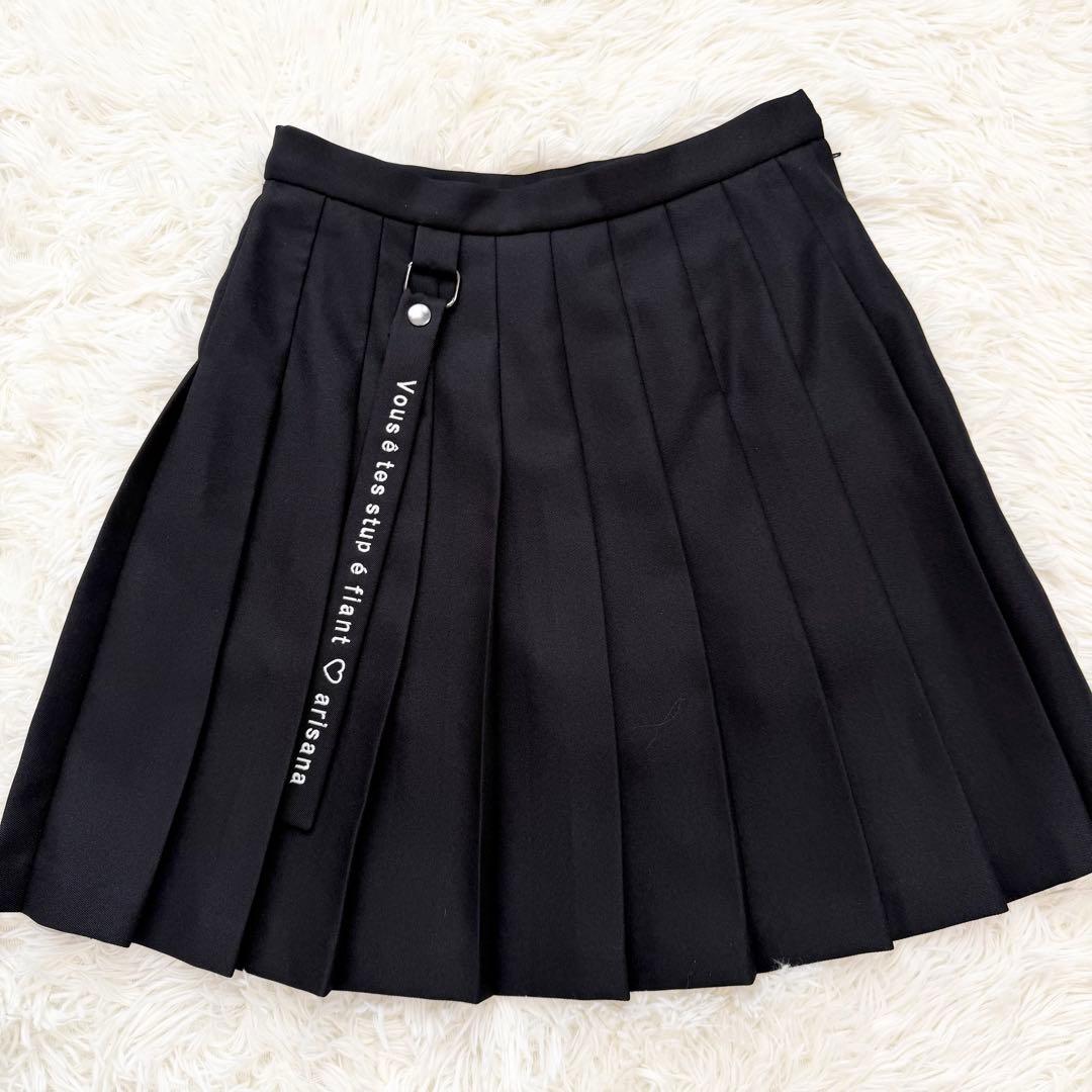 【美品】アリサナ　卒業式スーツ6点セット　ライダース　160