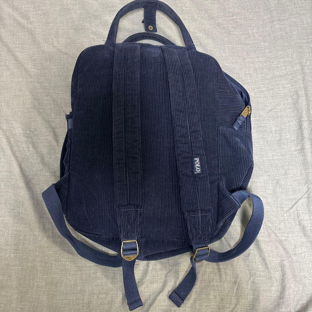 Polo Ralph Lauren コーデュロイリュック ネイビー