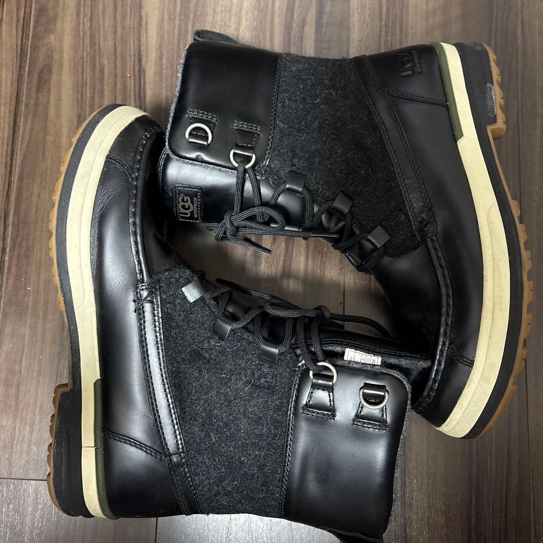 UGG レザー&ファブリックブーツ