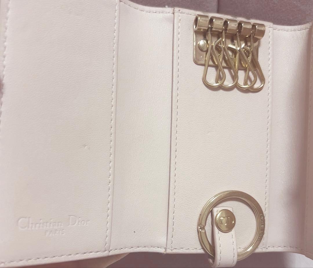 My Dior Aster キーケース カナージュ ラムスキン