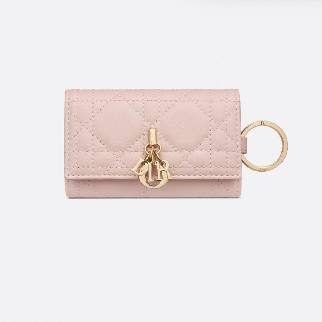 My Dior Aster キーケース カナージュ ラムスキン