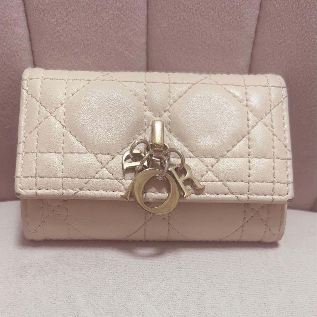 My Dior Aster キーケース カナージュ ラムスキン