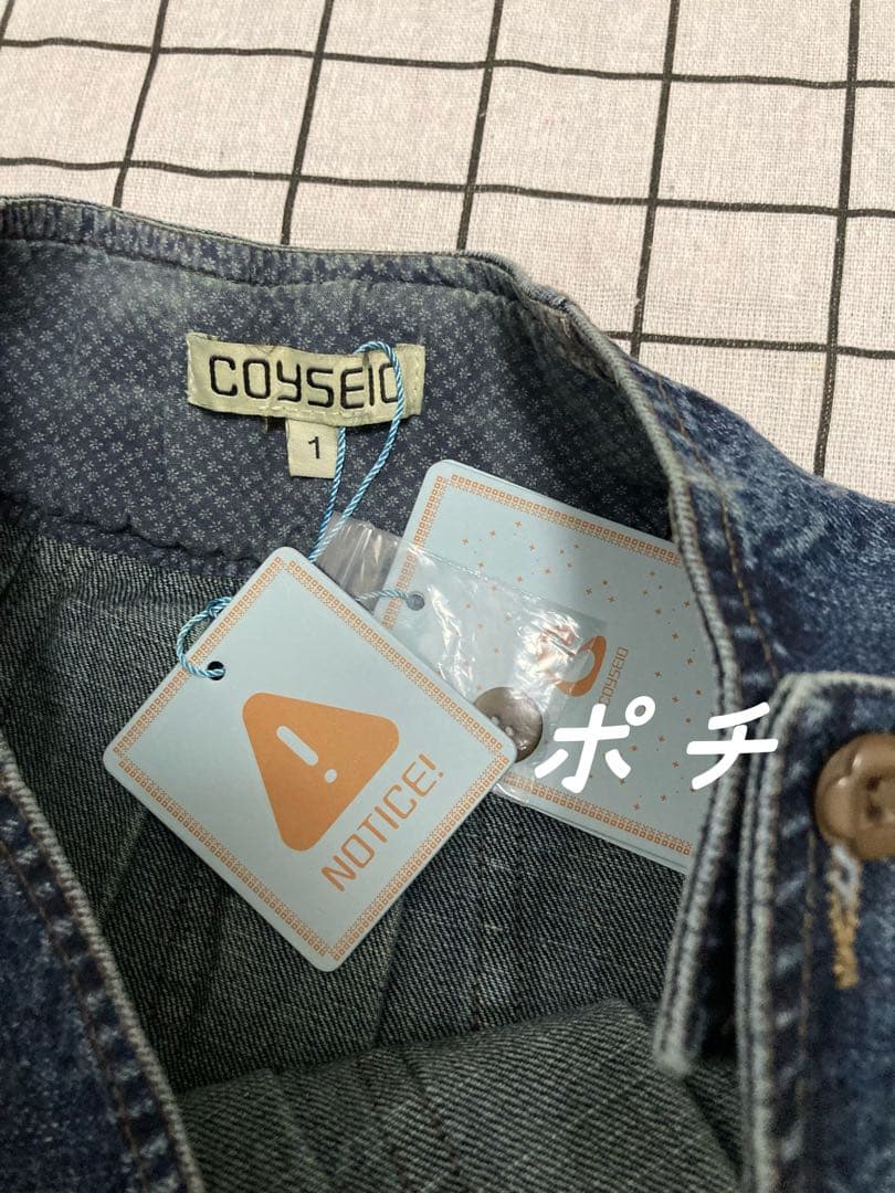 Coyseio デニム プリーツスカート フレア