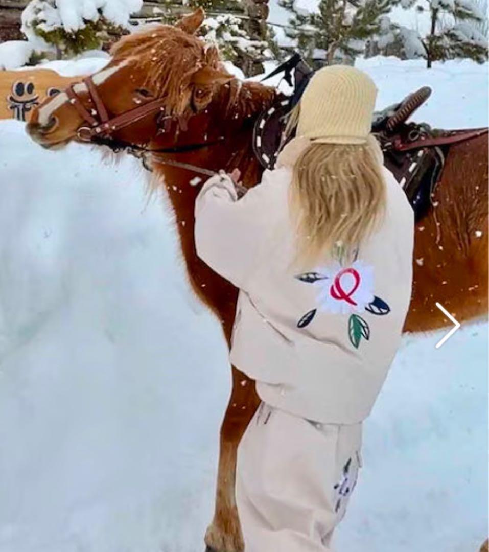 『美品』韓国スノーボードウェア レディース M ライトブルー