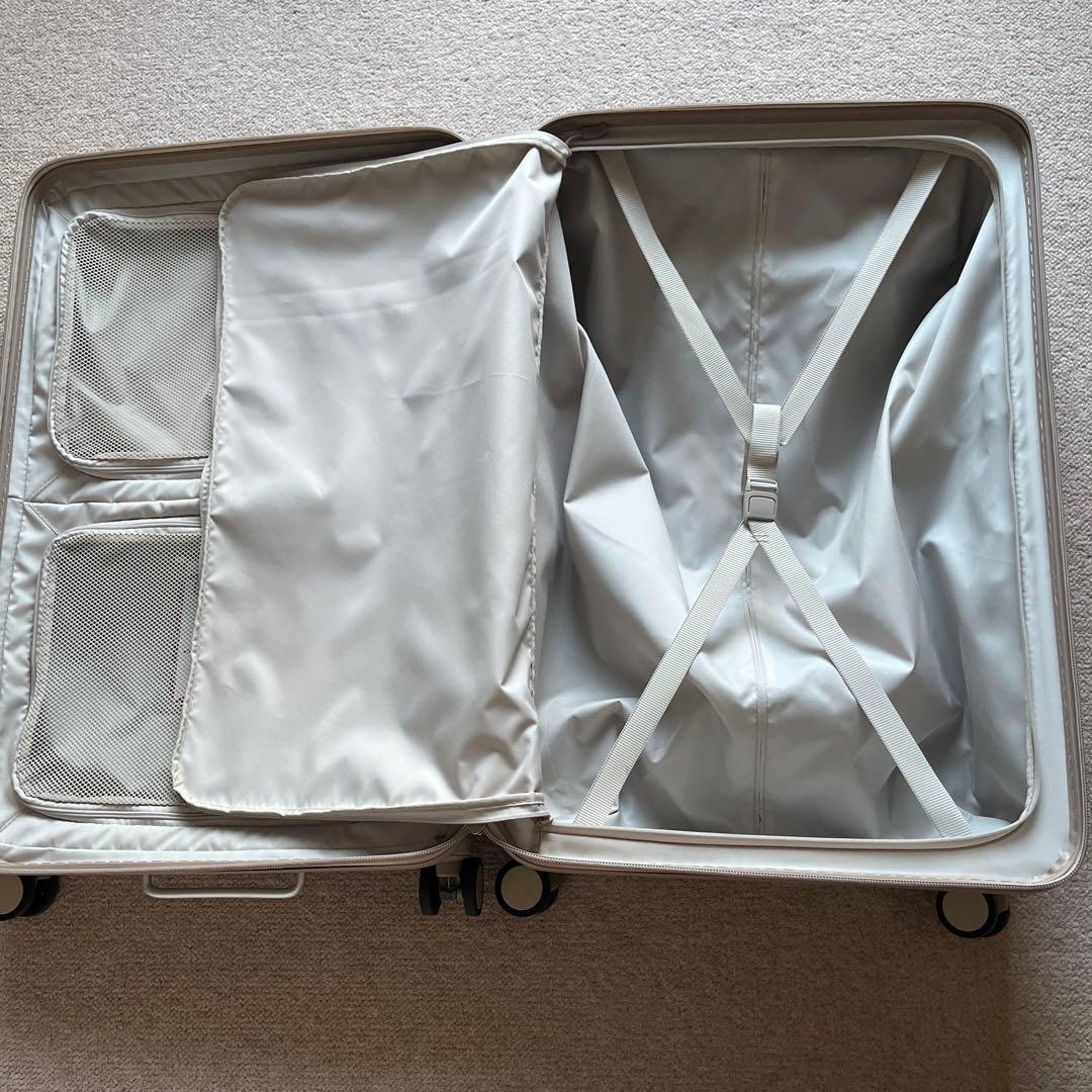 イノベーター スーツケース Lサイズ フロントオープン 92L ストッパー付き