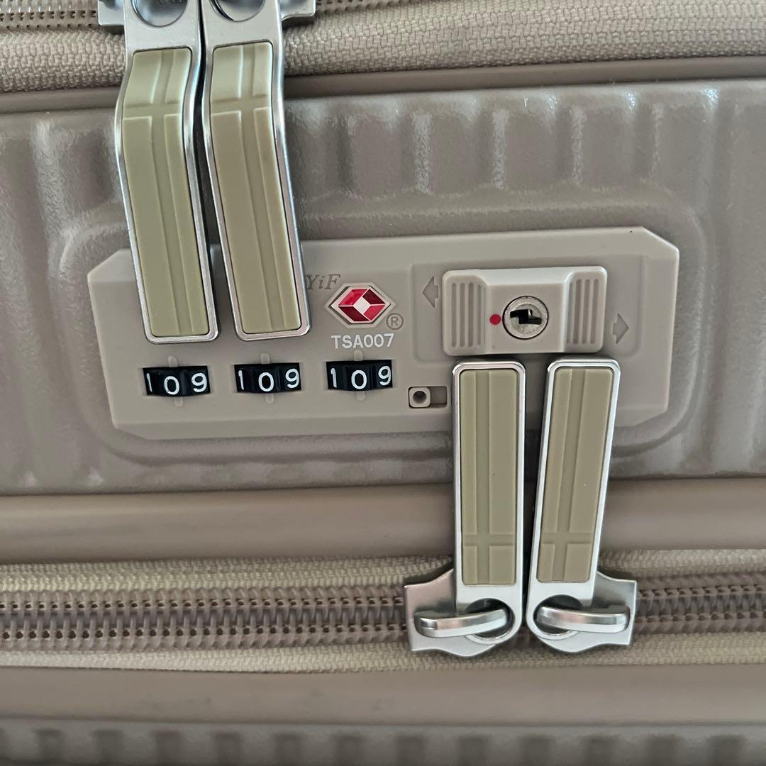 イノベーター スーツケース Lサイズ フロントオープン 92L ストッパー付き