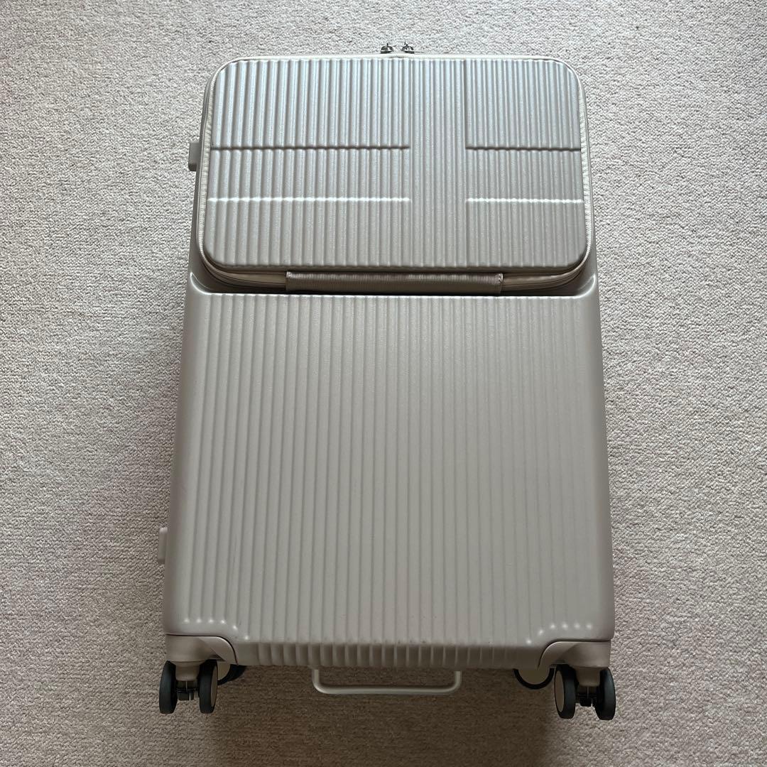 イノベーター スーツケース Lサイズ フロントオープン 92L ストッパー付き