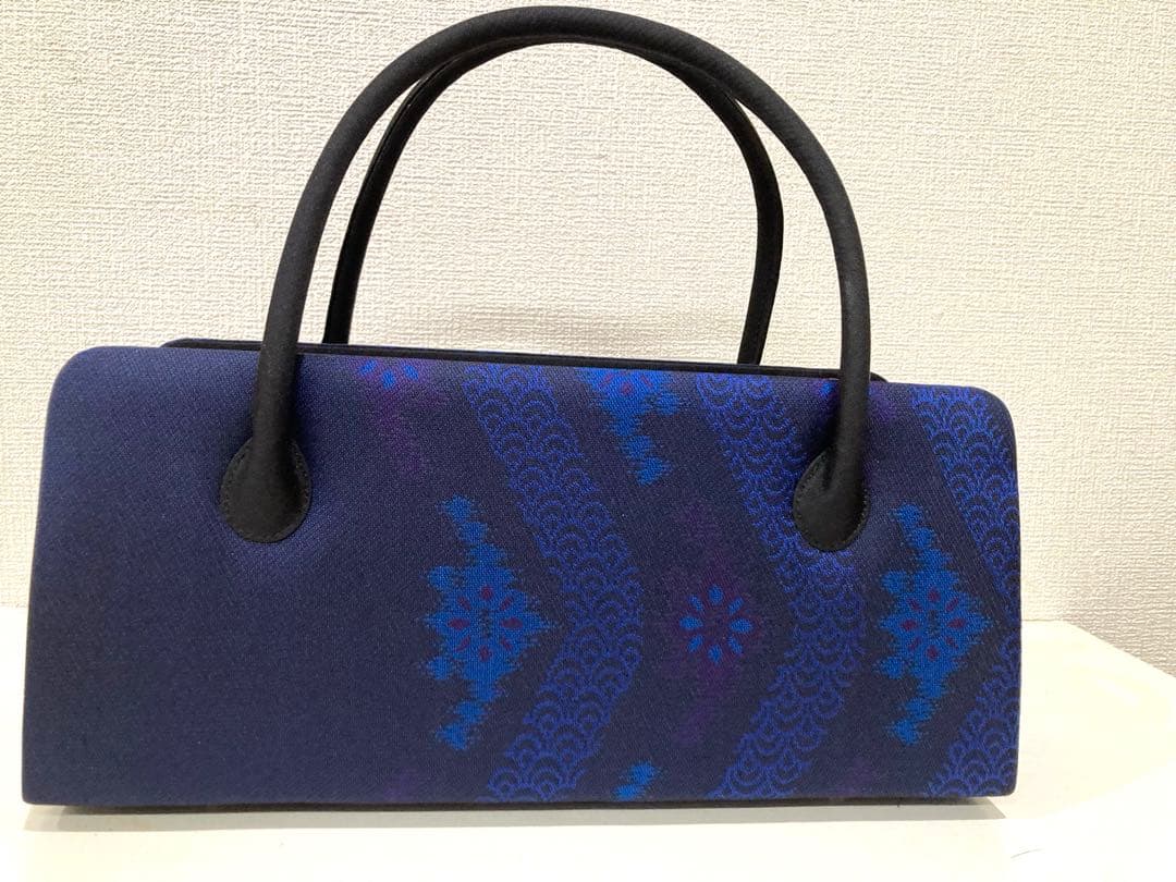 Tsuara 　正絹経錦(たてにしき)利休和装バッグ