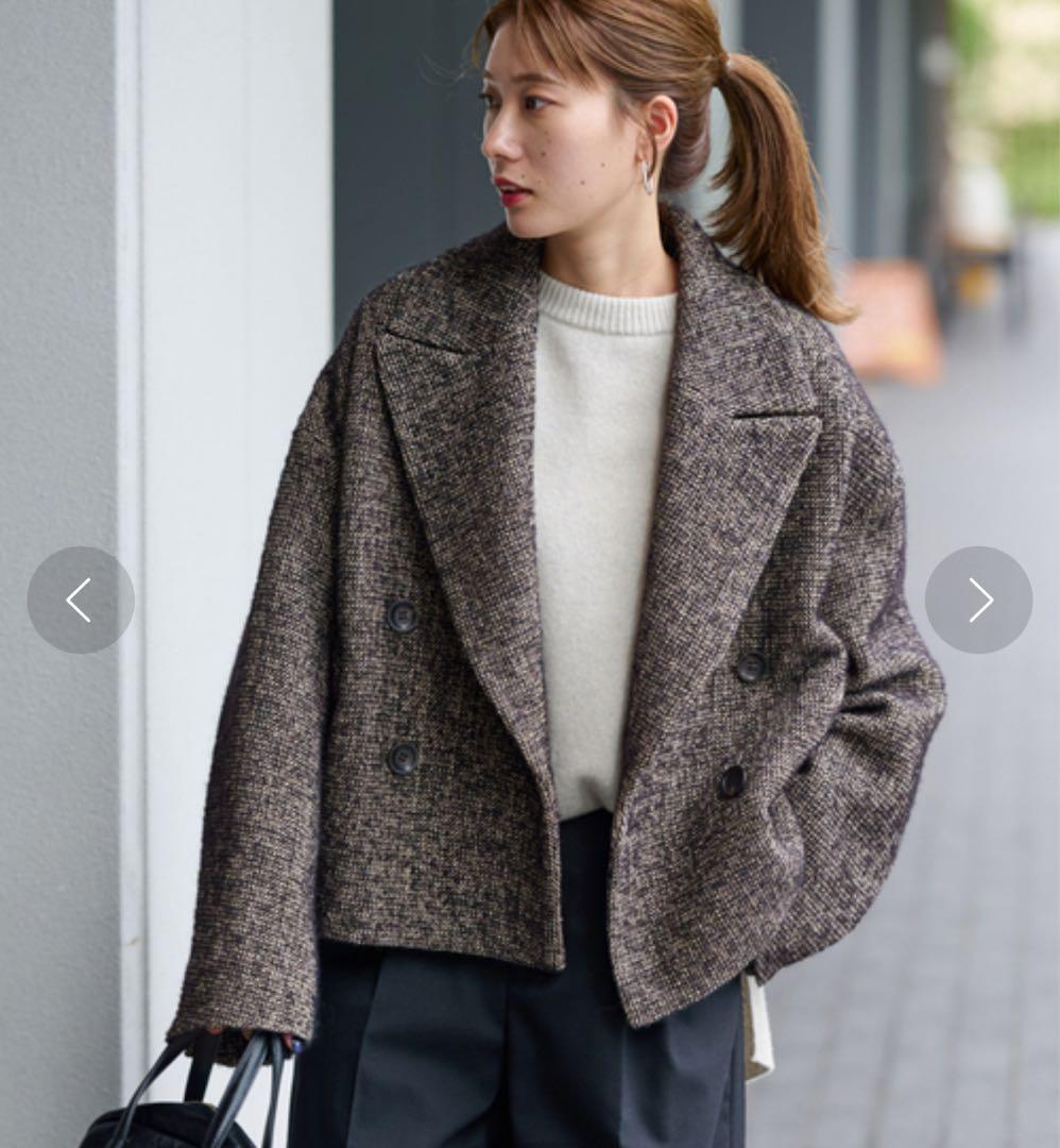 値下げ【FRAMEWORK 】TWEEDショートコート