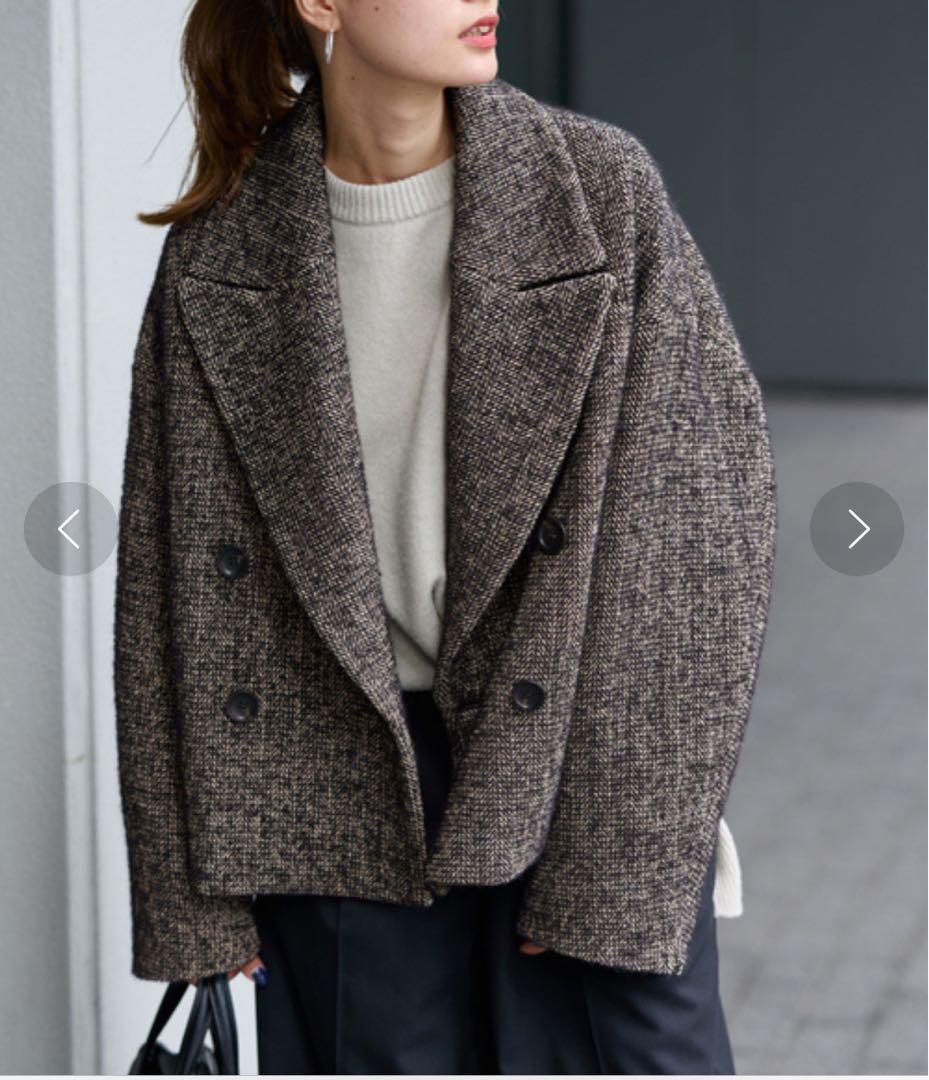 値下げ【FRAMEWORK 】TWEEDショートコート