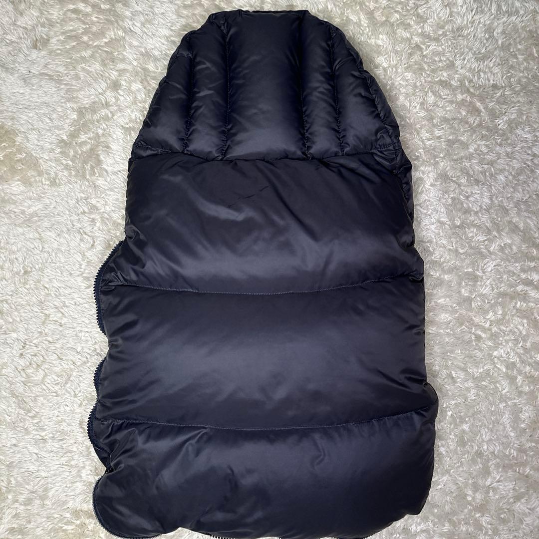 【美品】モンクレール おくるみ ダウン ベビー ネイビー 防寒