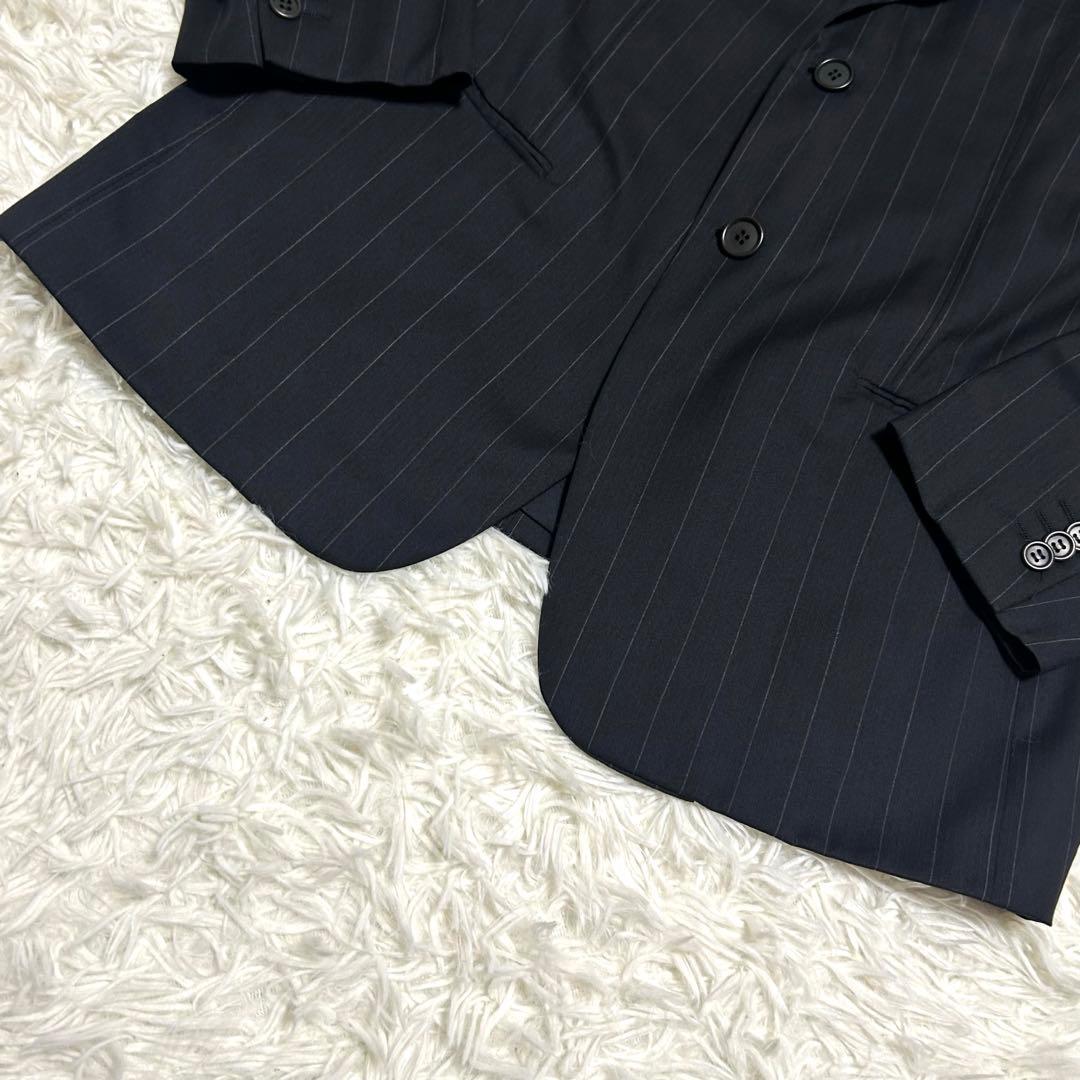 美品　ジョルジオアルマーニ　スーツセットアップ　48 チャコールグレー系