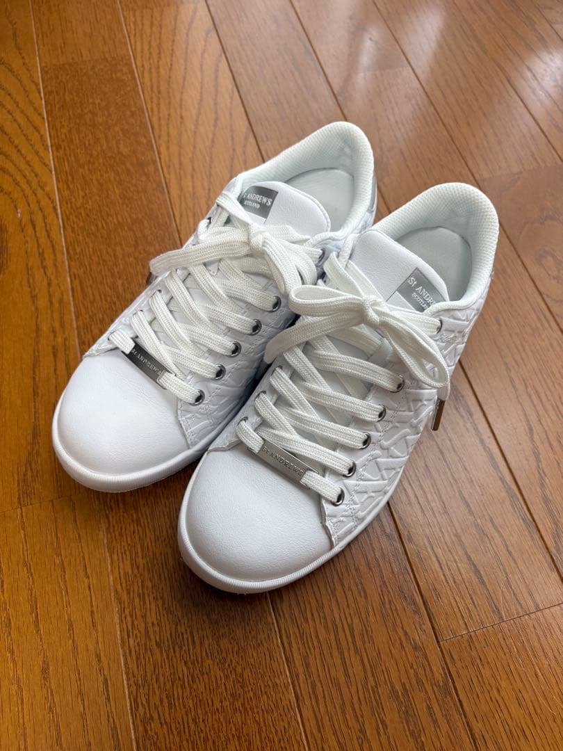 ST ANDREWS ホワイト ゴルフシューズ