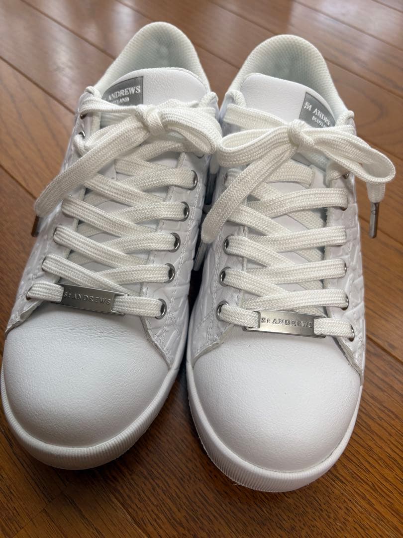 ST ANDREWS ホワイト ゴルフシューズ