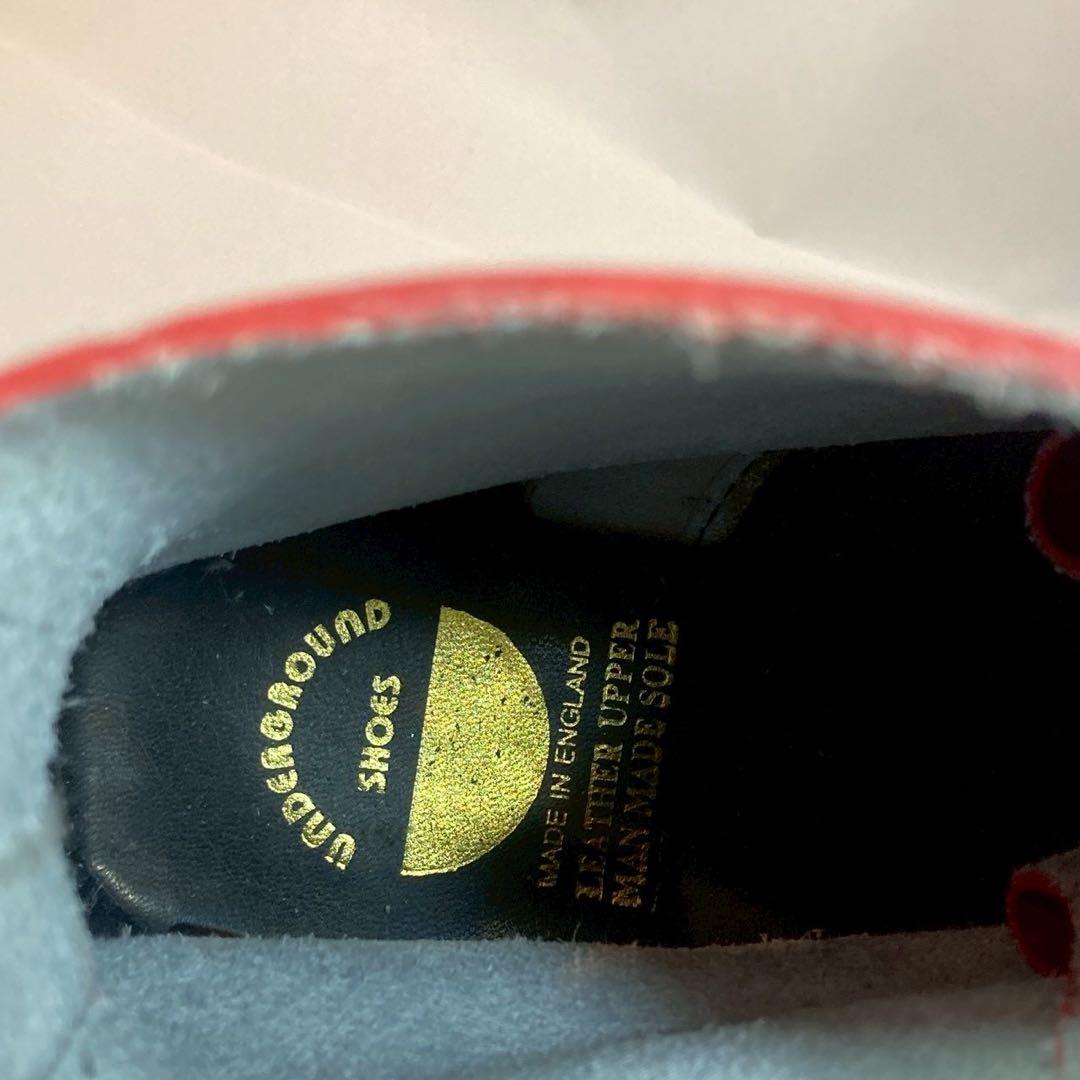 新品タグ付⭐︎英国　UNDER GROUND ホールブーツ　UK6