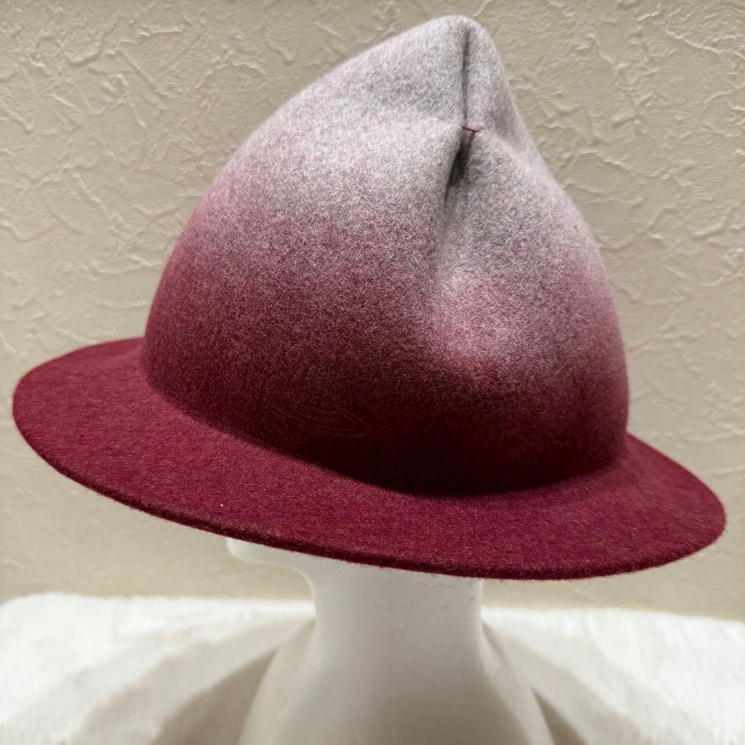 ヴィヴィアンウエストウッド マウンテンハット グラデーション ムーンバット製 M