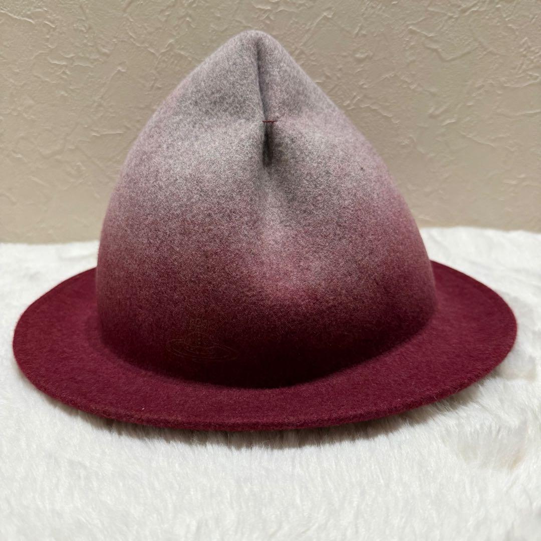 ヴィヴィアンウエストウッド マウンテンハット グラデーション ムーンバット製 M