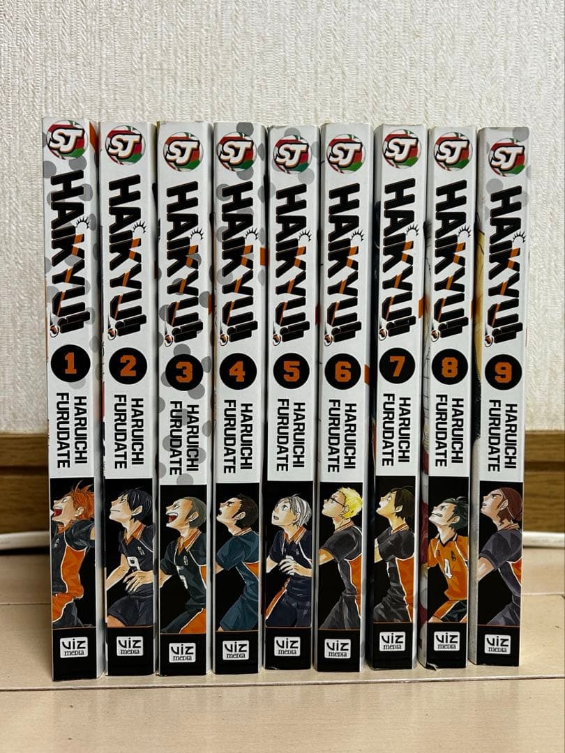 ハイキュー!! 漫画1~9巻 海外版(英語)