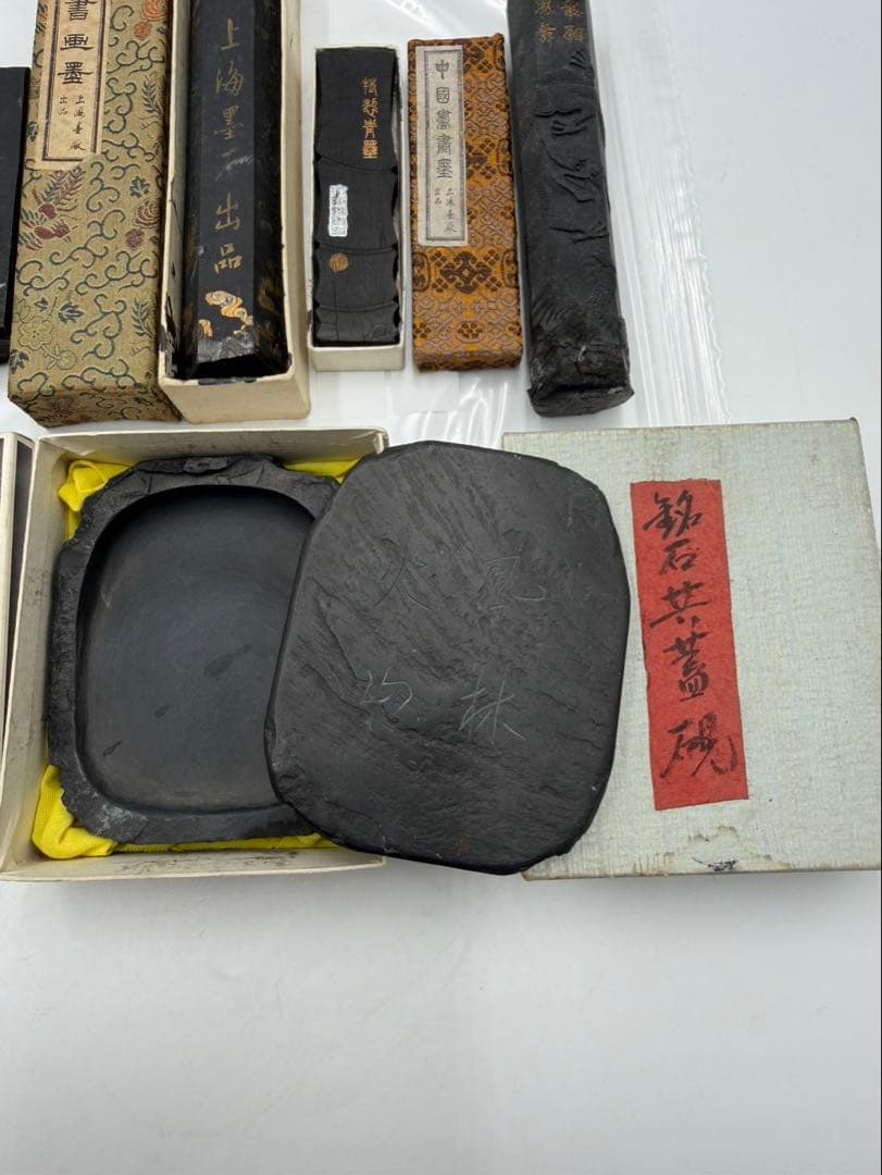 書道具　墨　硯　中国　まとめ売り