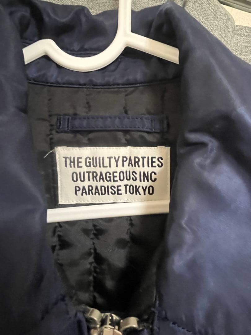 ワコマリア wacko maria MA-1 フライトジャケット ネイビー