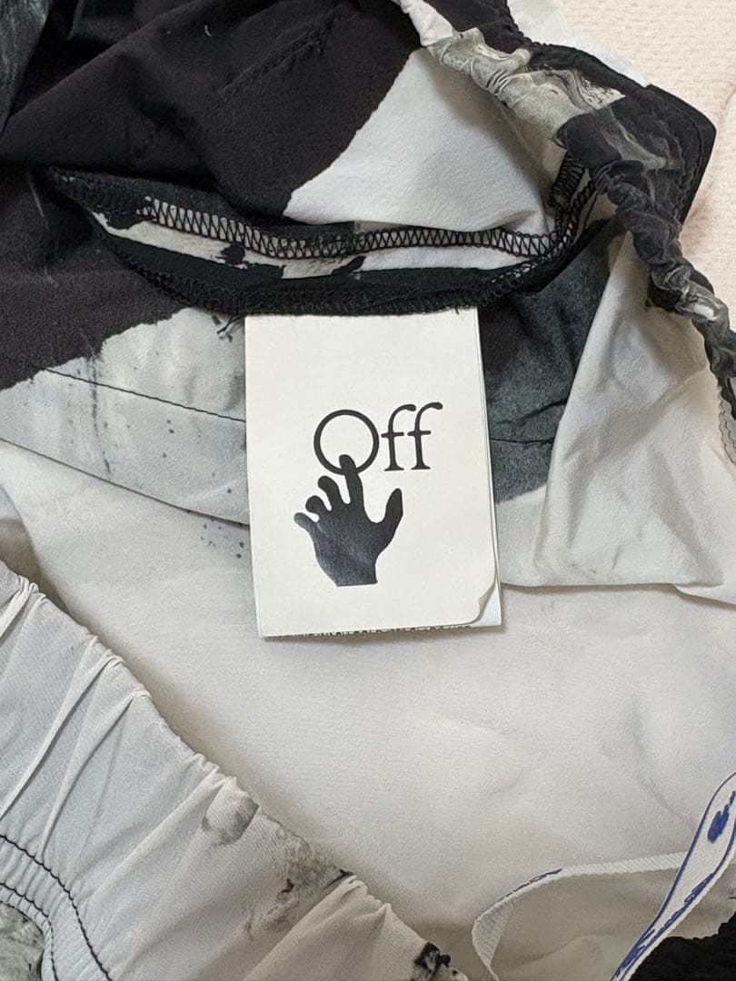 【最終値下げ】Off-White カーゴパンツ ブラック/ホワイト