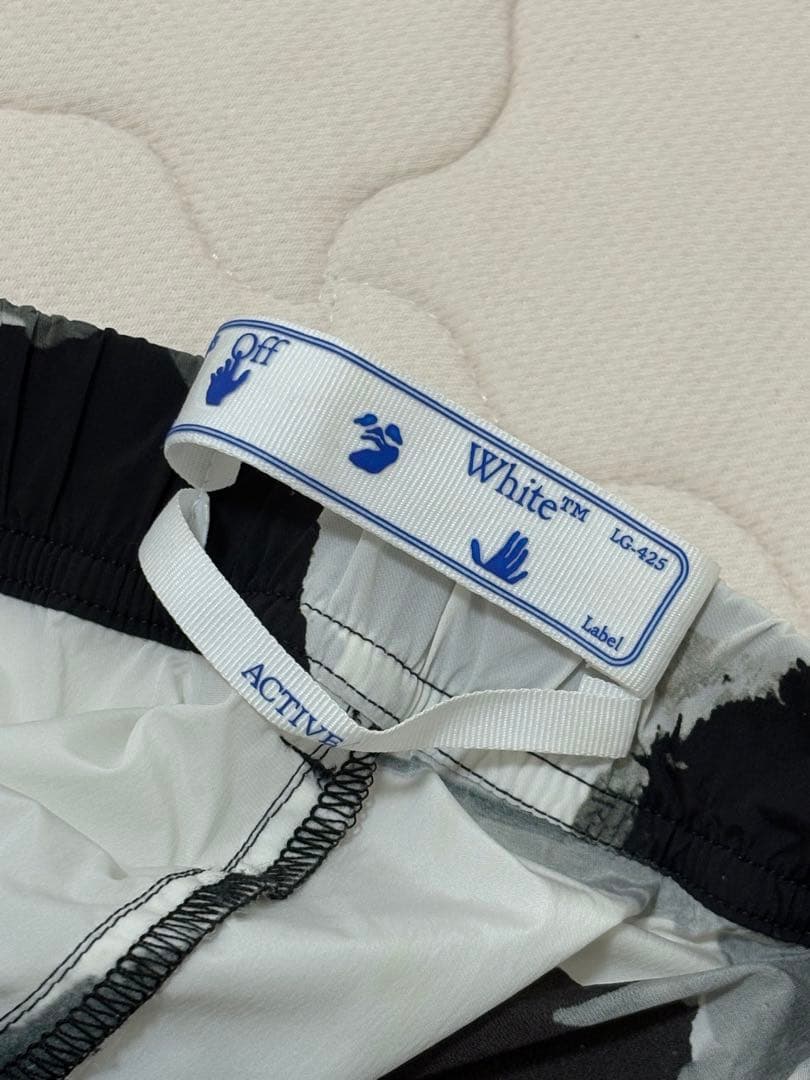 【最終値下げ】Off-White カーゴパンツ ブラック/ホワイト