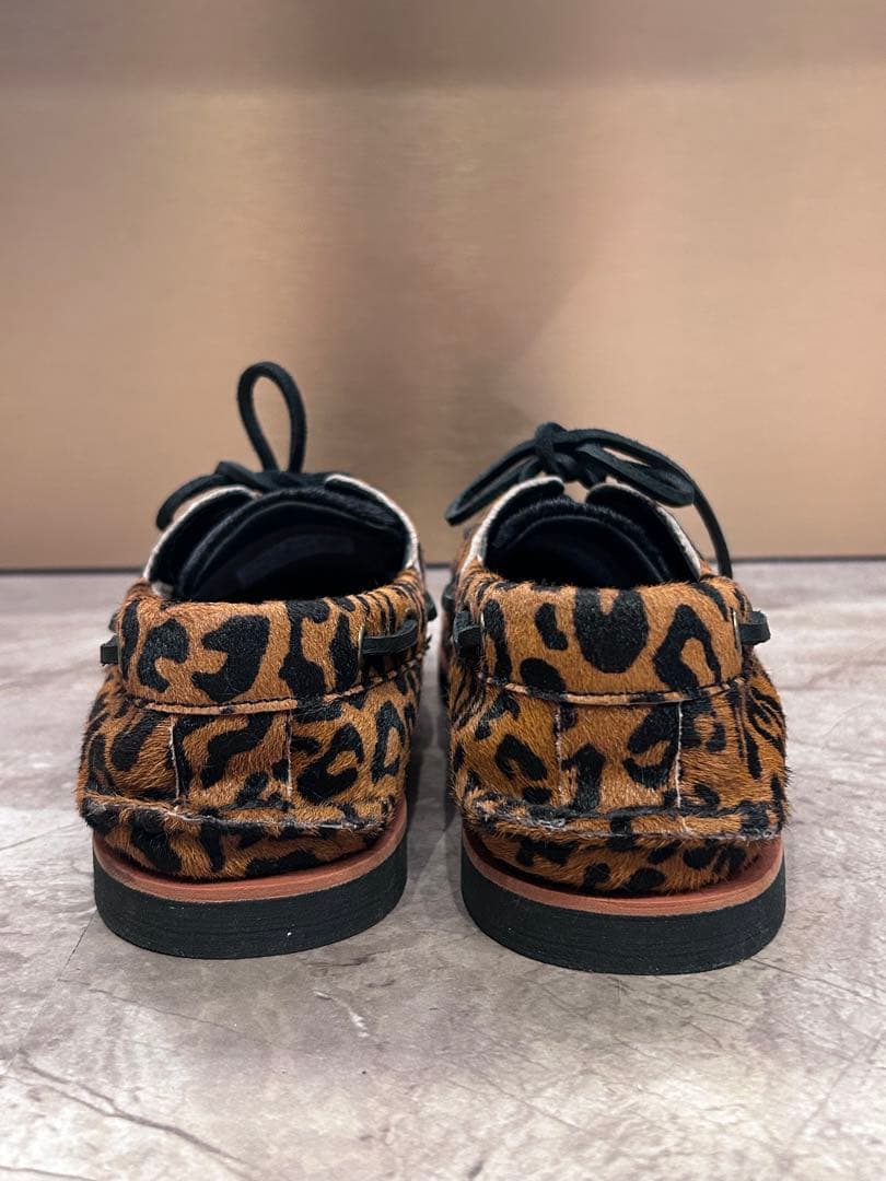 TIMBERLAND × WACKO MARIA デッキシューズ レオパード柄