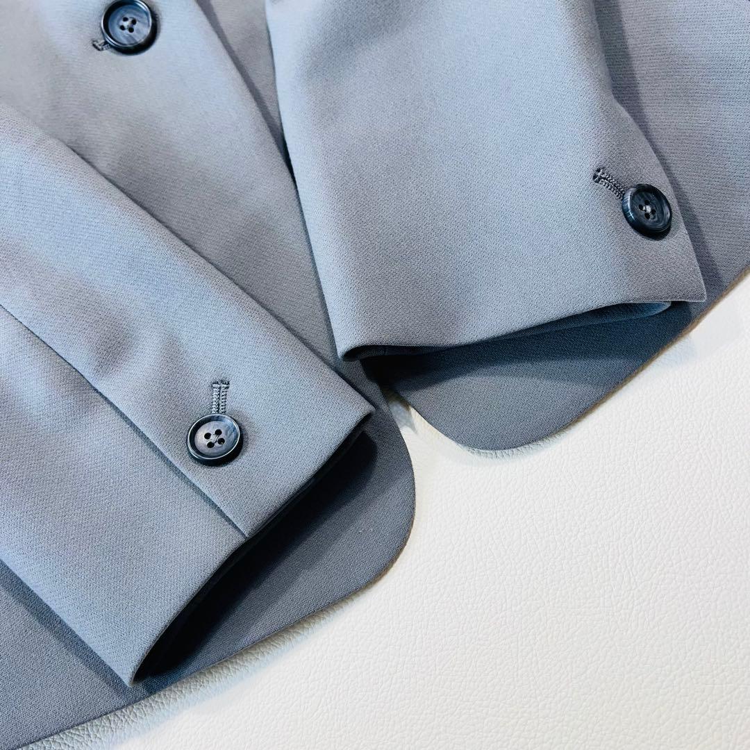 極美品　2023 PLST　洗濯可　ウォームリザーブカラーレスジャケット