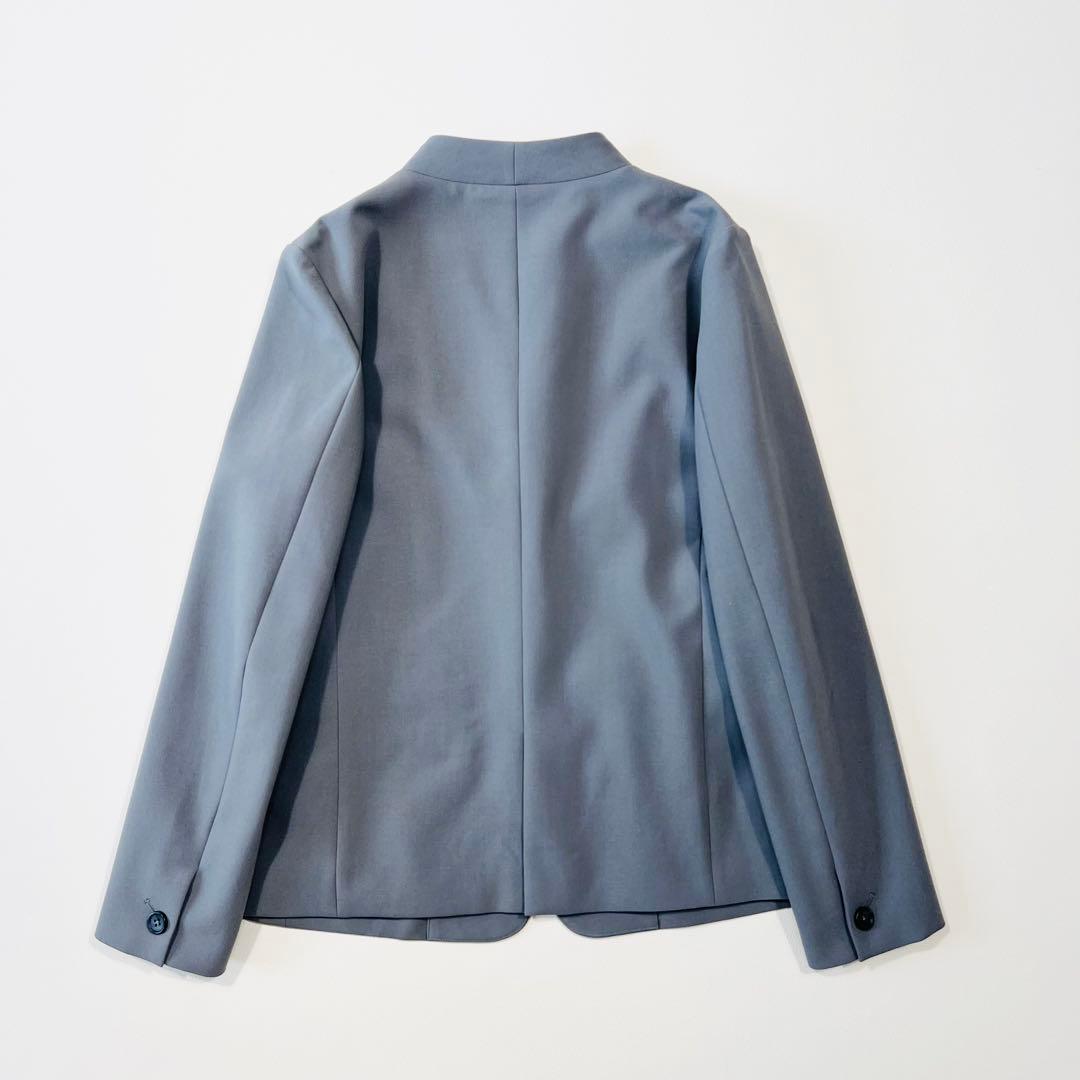 極美品　2023 PLST　洗濯可　ウォームリザーブカラーレスジャケット