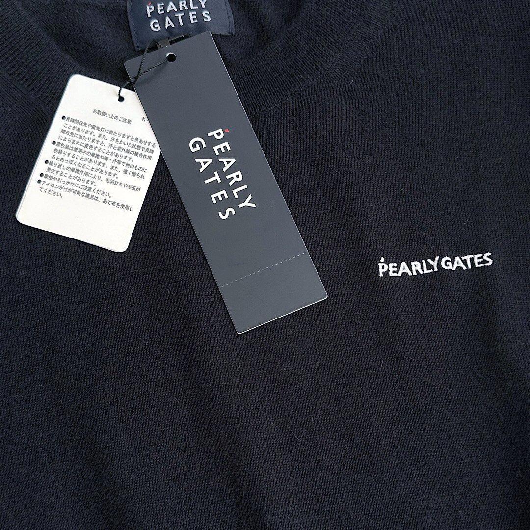 454 パーリーゲイツ 定価41,800円 カシミヤ100％ ニット 紺 1 M