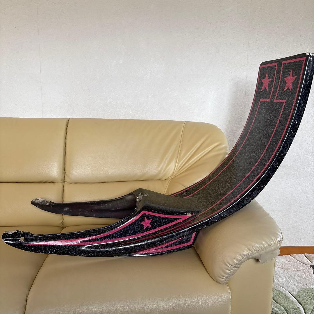 当時物カワサキゼファー用ラメラメ延長テールカウル暴走族旧車會90年代お祭り仕様、