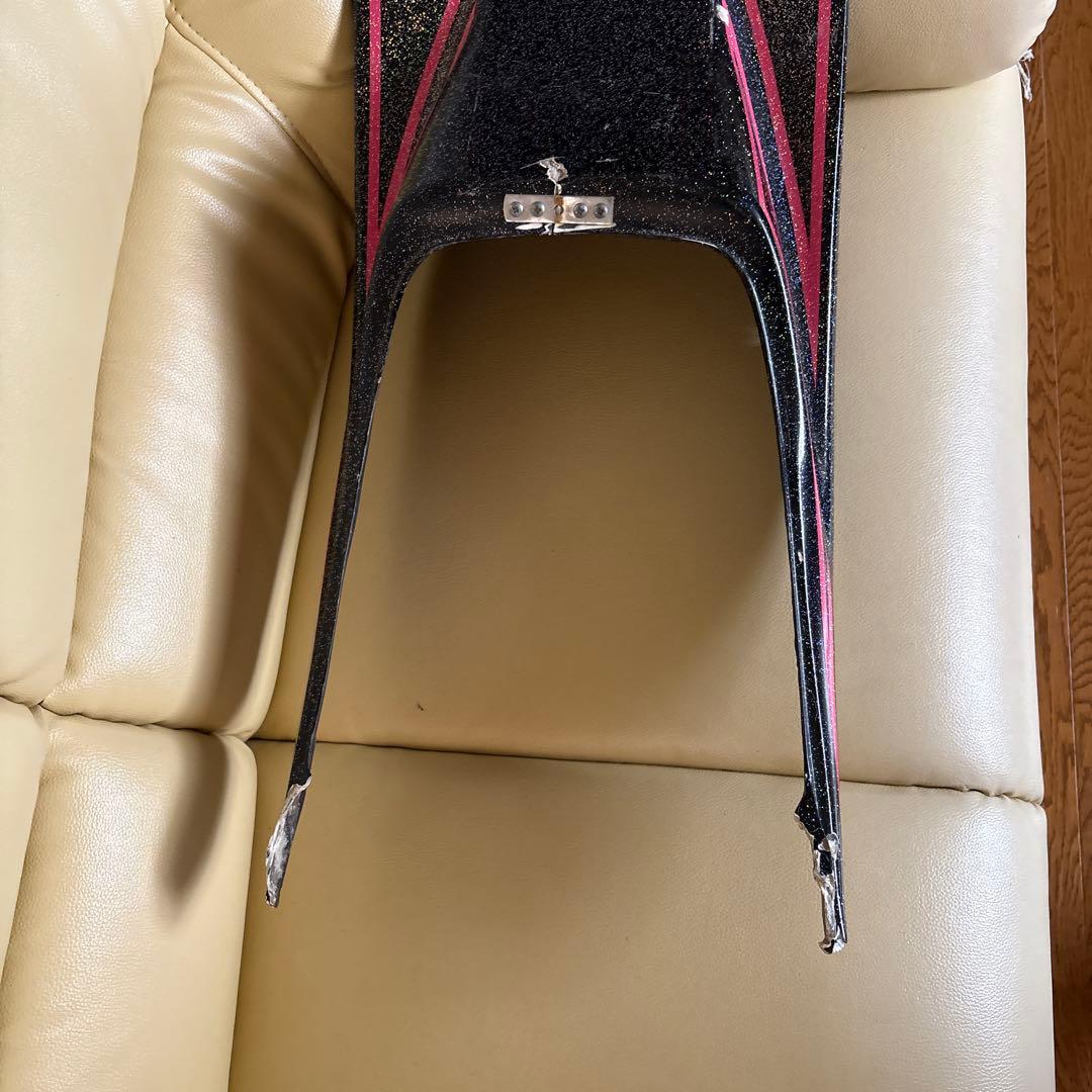 当時物カワサキゼファー用ラメラメ延長テールカウル暴走族旧車會90年代お祭り仕様、